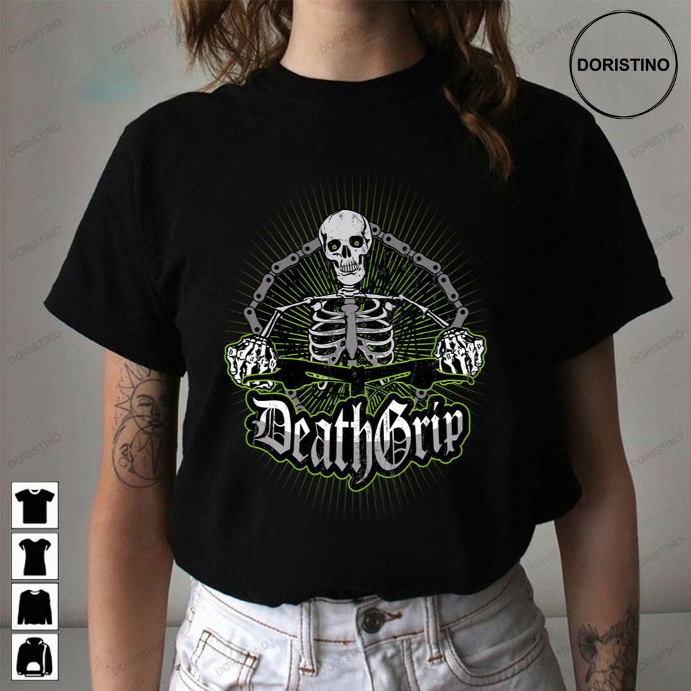 Death Grip Skeleton Racing Limited Edition T-shirts